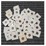 LB 50pc Wheat Pennies Various Dates Lot of 50 Linc