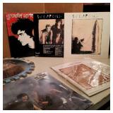 6 music records albums vintage 80's