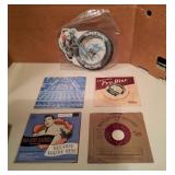 19 70's Vintage music albums 45s