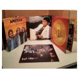 4 70's albums music records vintage