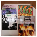 7 Music Metal 80's vintage Albums