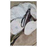 T4 4Pc Padded GirthStrap 3 Saddle Pads Used, Decen