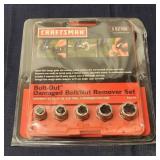 T2 5 Pc Bolt out Craftsman Damage nut remover