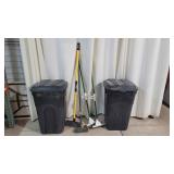 T1 7Pc Scrubbers, Trash Bins Mops, Sponge G