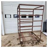 YD Rolling Steel rack 44x44x72'