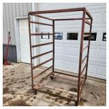 YD Rolling Steel Rack 44x44x72'