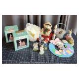N5 10pc Easter Decor: Figurines, wreath,
