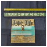 I3 2Pc Wall hangings Home decor Wood