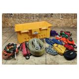 T5 15pc+ Tool box, Ratchet straps, Bungee cord, Ch