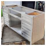 S3 primered wooden Cabinet 21x31x57'