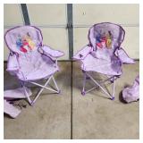 C2 2pc Disney Princess camp chairs youth