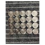 LB 20Pc Half dollar Kennedy early 1970s