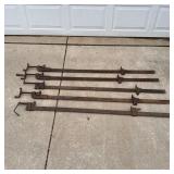 YD 5 pcs bar clamps 5 feet long