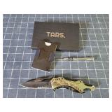 MC 2pc Tars Metal Wallet Folding Knife