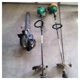 YD 3Pc Weed trimmer Leaf blower Gas powered . 2 cy