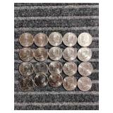 LB 20Pc Half dollar Kennedy 1990s