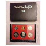 LB 1980 Proof set Us coin