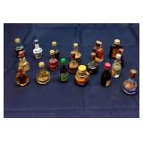 I2 18Pc Alcohol Airplane Vintage 1950s/1960s from