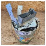 F3 Joist brackets galvanized pail,