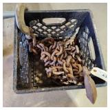 T1 chain with 2 hooks 1/2in link