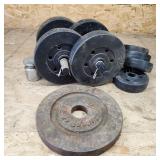 T4 7pc exercise weights