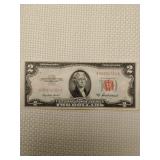 LB Red seal 2 Dollar 1953 a