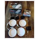 H2 5Pc Color adjustable Recessed lights 6 Inch NEW