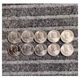 LB 10Pc Susab B Anthony Dollars 1979