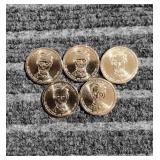 LB 5Pc Lincoln Presidential Coins