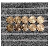 LB 10Pc Sacagawea Dollar 2000 P