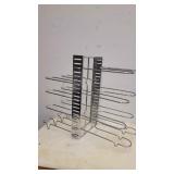 A Stainless Steel Pot Rack 8 Place Adjustable