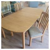 DINING TABLE AND 4 CHAIRS