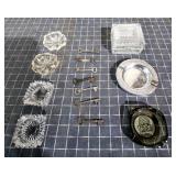 I2 - Vintage Skeleton Keys, Glass Salt C Collectio