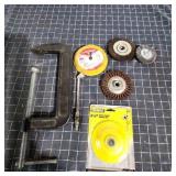 T2 - Central Forge 6" C-Clamp with Wire Lot includ