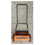 VEVOR push reel mower, a manual/human-powered lawn