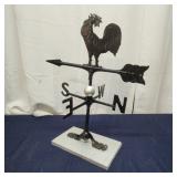 S2 - Cast Iron Rooster Weather Vane with Tradition