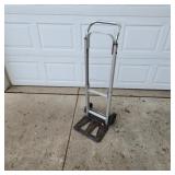 Versatile two wheel cart featuring adjustable desi