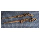 Pair of snap type chain binders, essential for sec