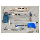 YD - Assorted Yard Tools Lot - Shovels, Mixed lot