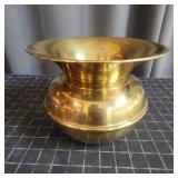 S2 - Vintage Brass Spittoon Cuspidor Classic brass