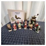 K2 - Vintage Santa Figurine Collection w Collectio