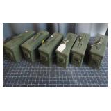 P3 - Six Military Surplus Ammo Cans Lot of six mil