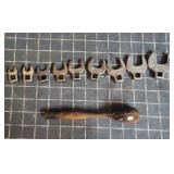 T6 - Craftsman Crowfoot Wrench Set with Set of 8 C