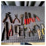 T2 - Assorted Pliers, C-Clamps, and Wire This lot