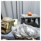Shop lot featuring a Black & Decker router table a