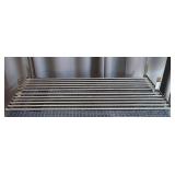 N3 - Two-Piece 4 Ft Stainless Steel Rest Commercia