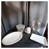 P3 - New White Serving Bowls, Trays & Dr Collectio