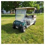 Club Car Turf 2 electric-powered utility cart with