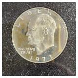 LB - 1973 United States Proof Set with E 1973 Unit