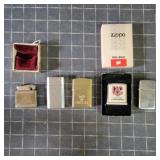 MC - Merit Lighter, Zippo Pill Box. Merit Lighter,